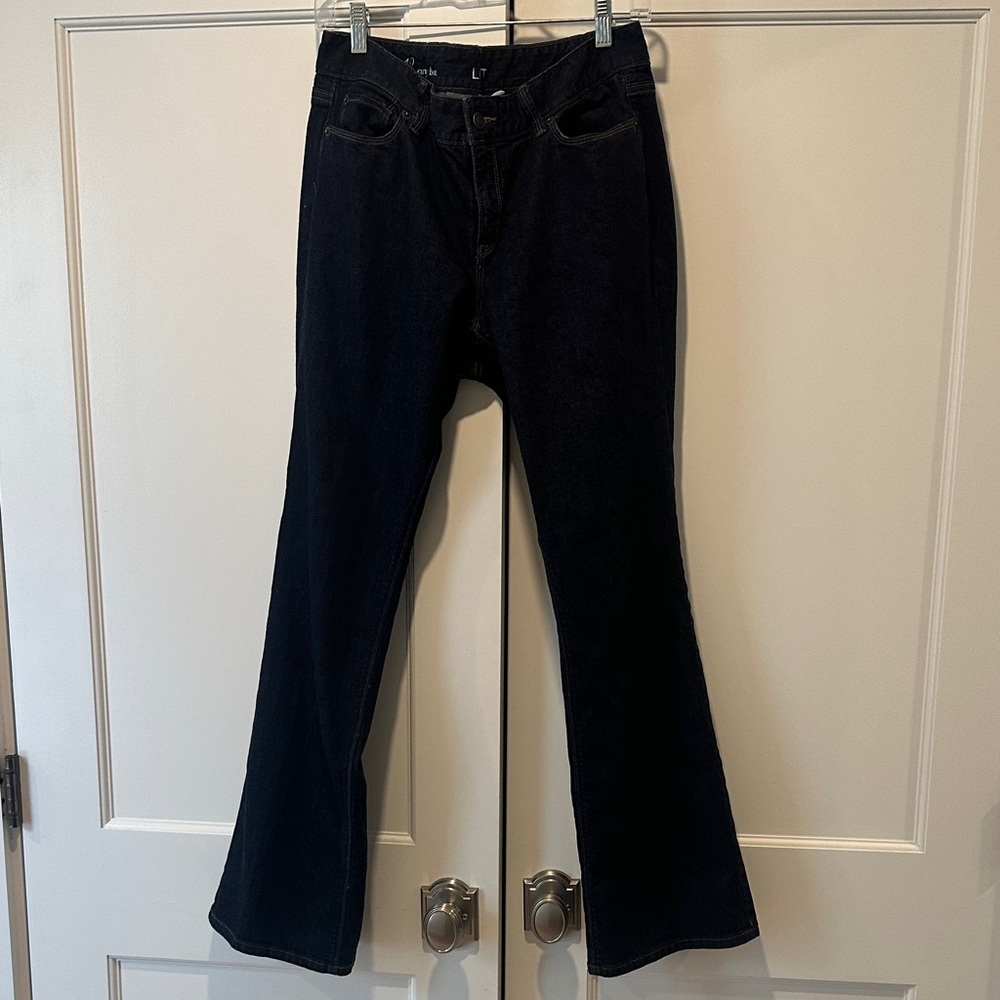 Dark Wash Women’s Loft Curvy Booy Jeans Size 12